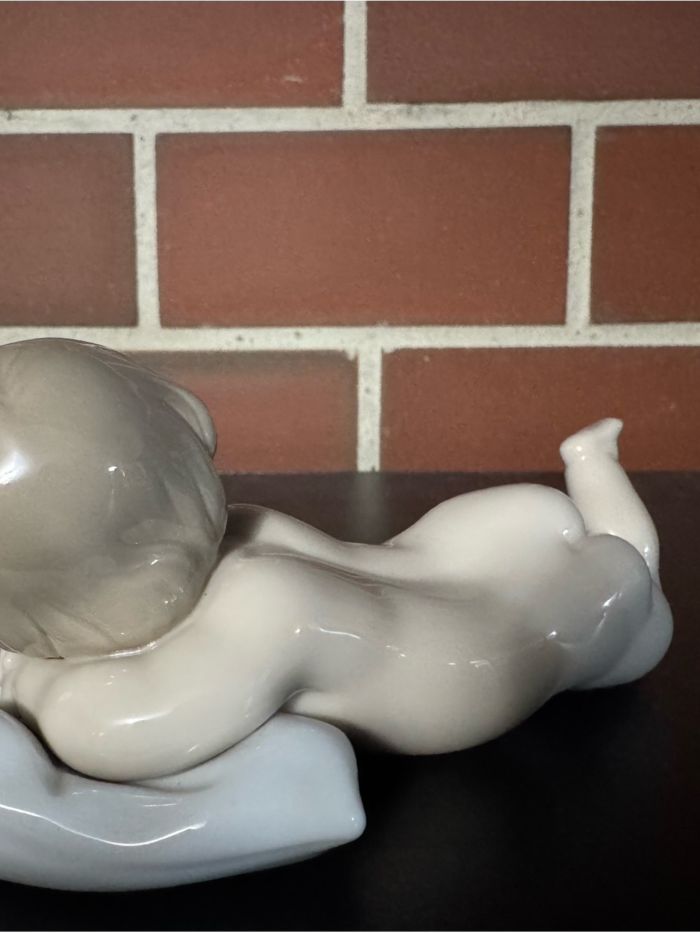 Vintage Lladro Figure Figurine - Baby Sleeping Sleepy Time - #6497 - 6 1/2" - Picture 3 of 8